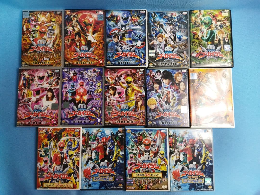 戦隊もの　レンタルアップDVD　76点まとめ大量セット　ゴセイジャー
