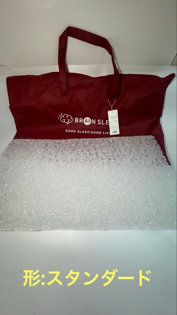 ブレインスリープピロー スタンダード ポリエステル枕 収納バッグ付き