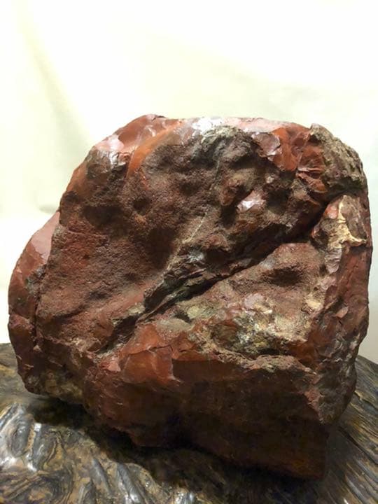 佐渡銘石　赤玉石　赤石　85kg