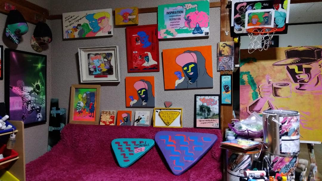 ストリートアート 原画(M-size) インテリア SEISUI