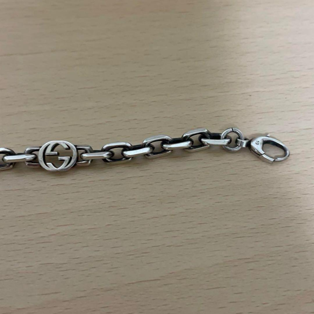【美品】GUCCI チェーンブレスレット 専用ボックス付き