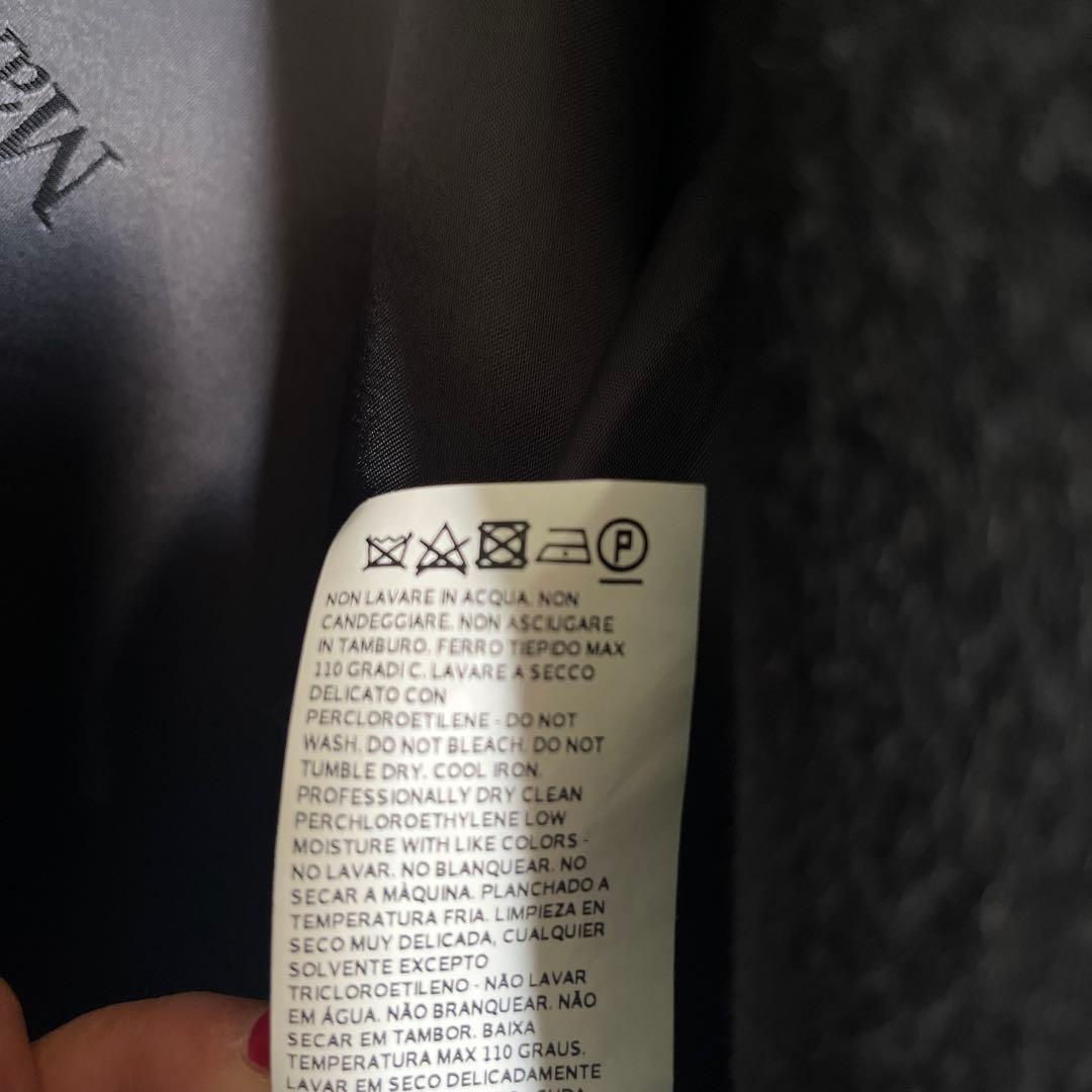 Max Mara ブラック ロングコート　ガウンコート