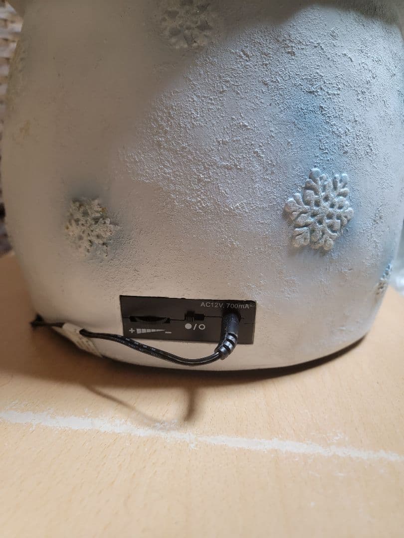 ライトアップスノーマン 動く列車付き