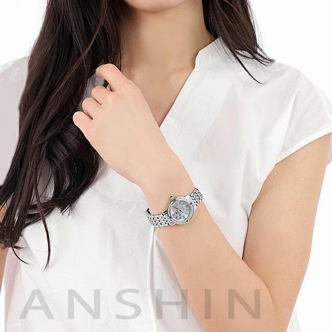 新品 ロイヤルモントレス ソーラー　ルビー4石　レディース 腕時計 シルバー