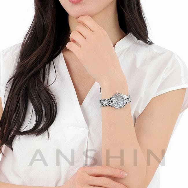 新品 ロイヤルモントレス ソーラー　ルビー4石　レディース 腕時計 シルバー