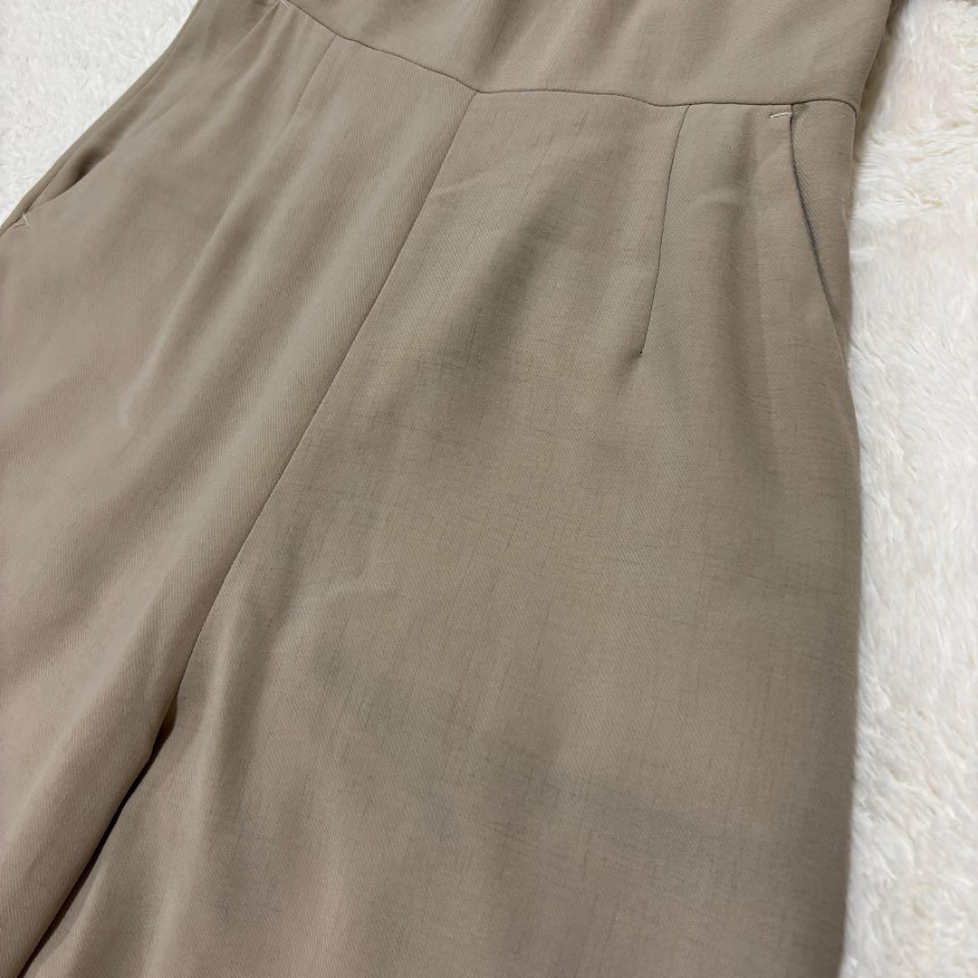 アニュアンス anuans ワンショル フリル オールインワン S ベージュ