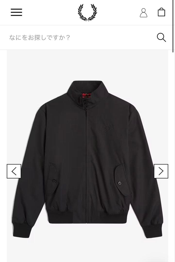FRED PERRY フレッドペリー　Harrington Jacket