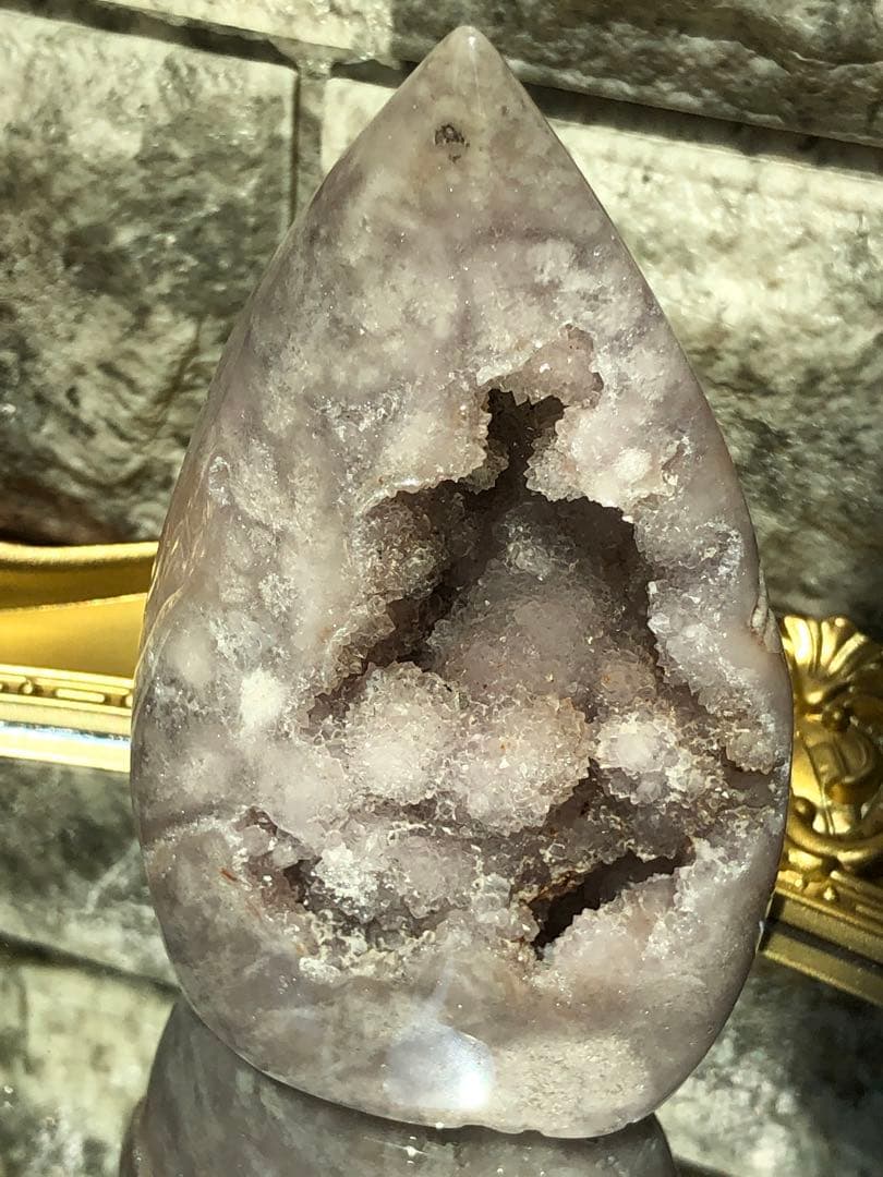 アメジスト　フリーフォーム　バブルドゥルージー