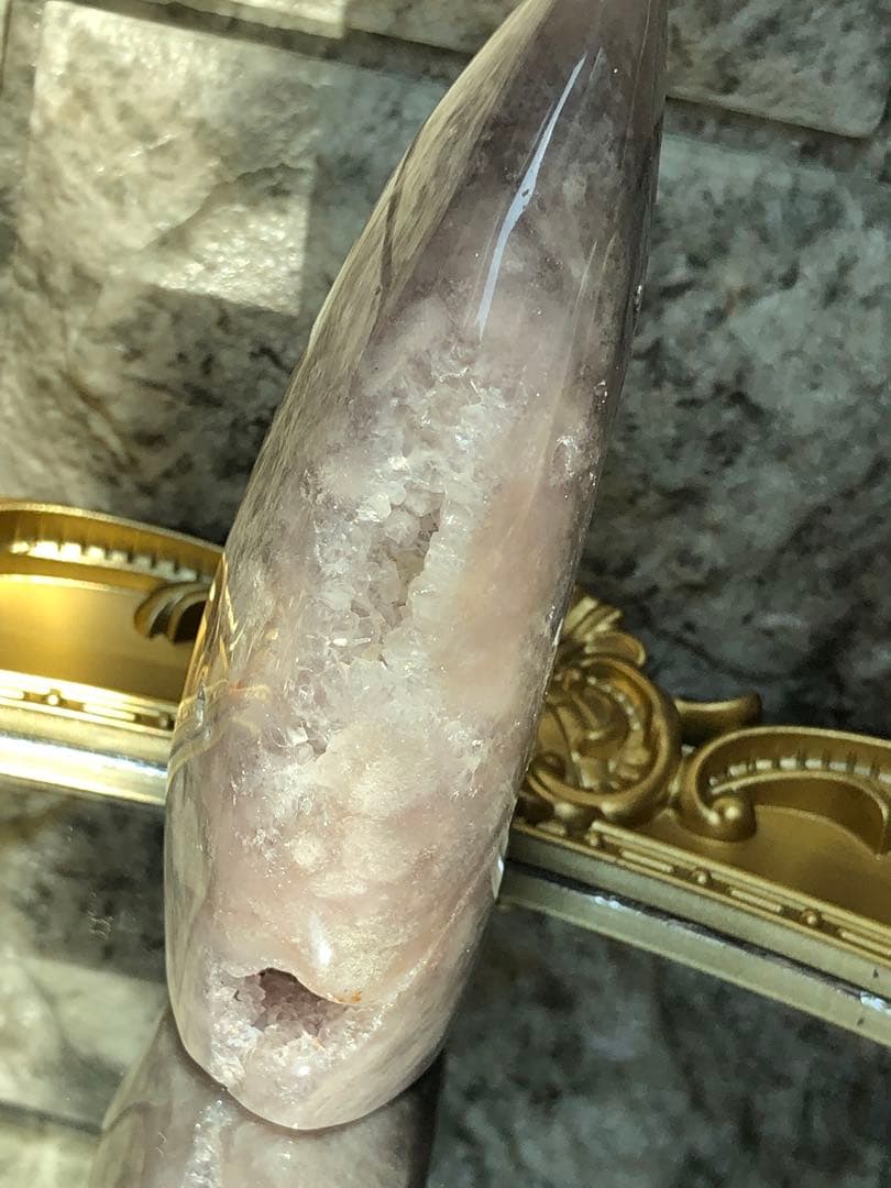 アメジスト　フリーフォーム　バブルドゥルージー