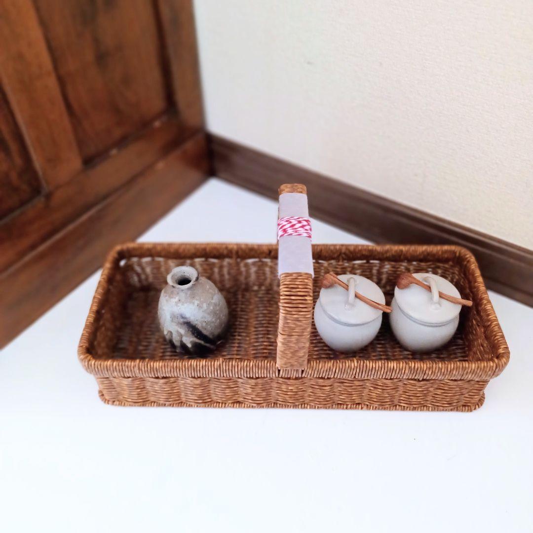 新品 未使用 ドライフラワー カゴ 稲穂 古代米 正月飾り 玄関 床の間 ギフト