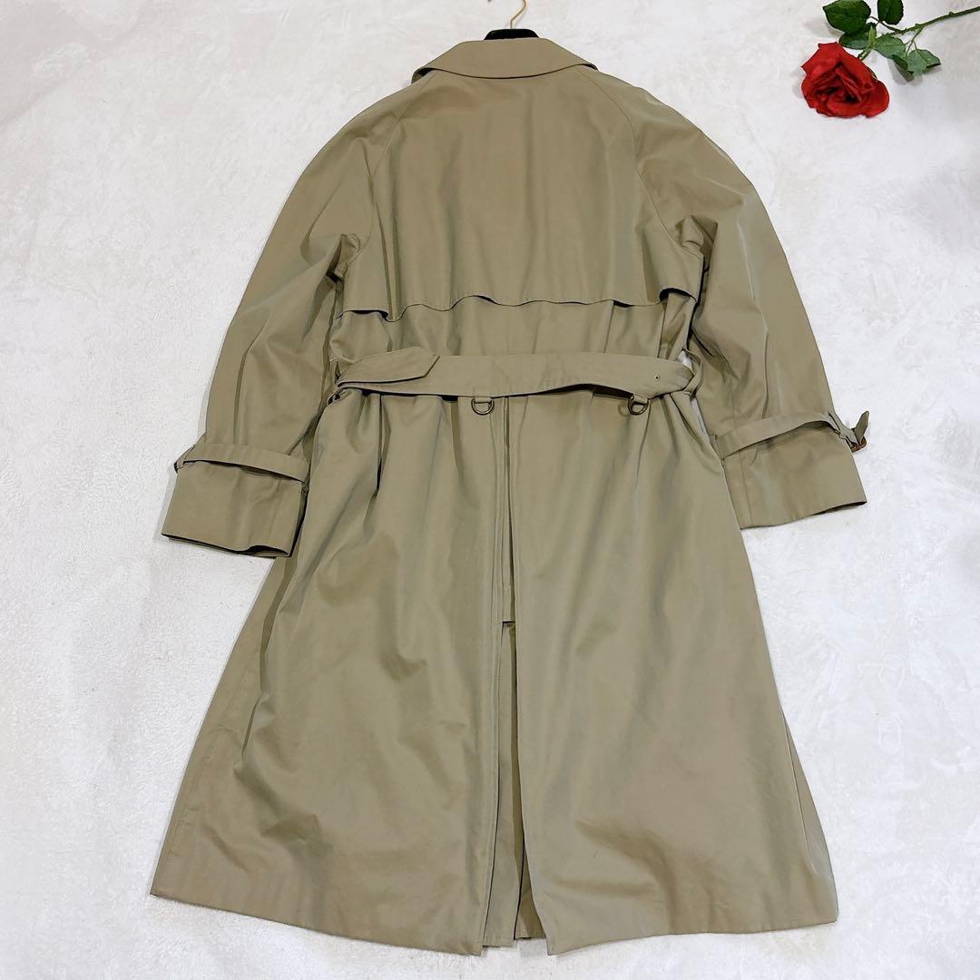 極美品✨　アクアスキュータム　トレンチコート　カーキ　40 XL ロング