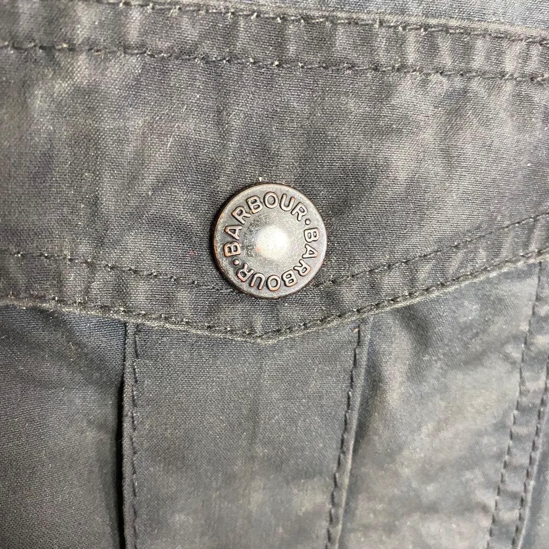 雪*福様 バブアー☆オイルドジャケット 古着 希少 状態良好 3ワラント ga7