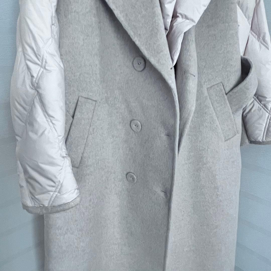 未使用に近い　ノーブランド ロングコート　ダウンコート　マックスマーラ好きにも♪