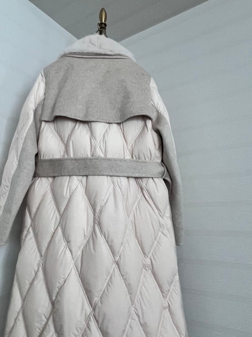未使用に近い　ノーブランド ロングコート　ダウンコート　マックスマーラ好きにも♪