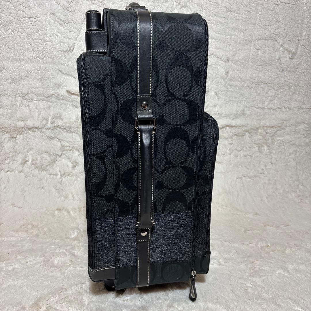 【希少】極美品 コーチ キャリーケース スーツケース ブラック　 F77180