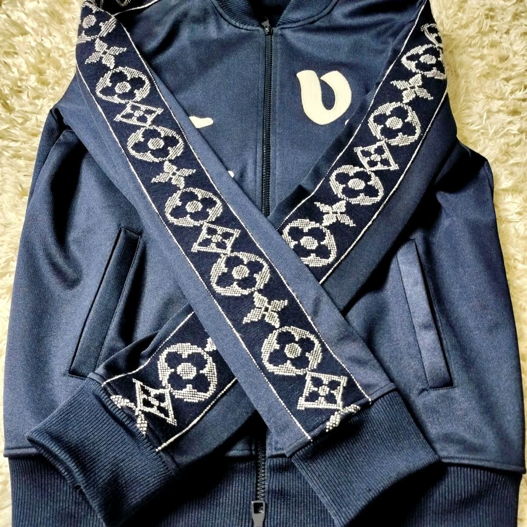 極美品・24SS★ルイヴィトン モノグラム シグネチャー刺繍 トラックジャケット