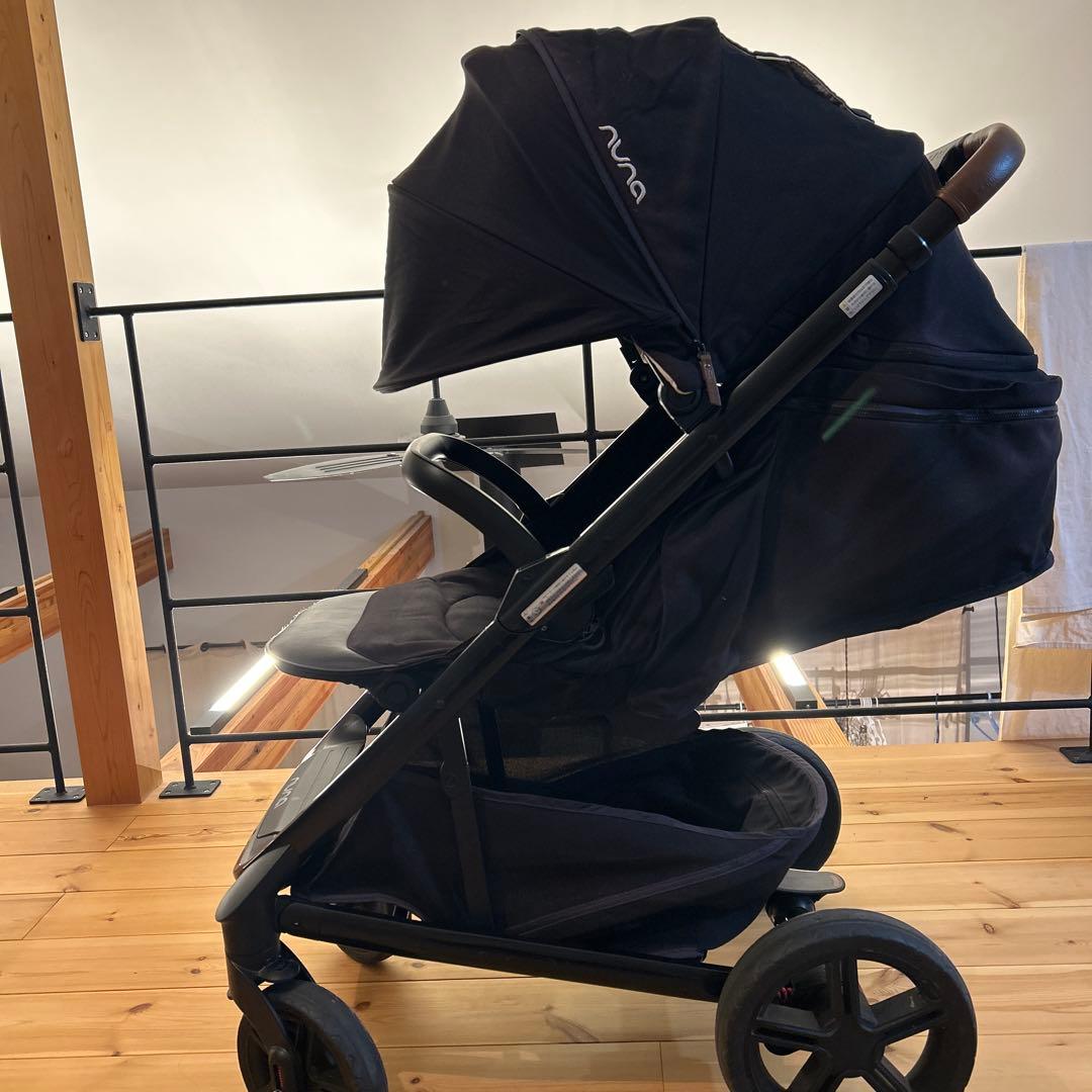 NUNA ベビーカー ブラック