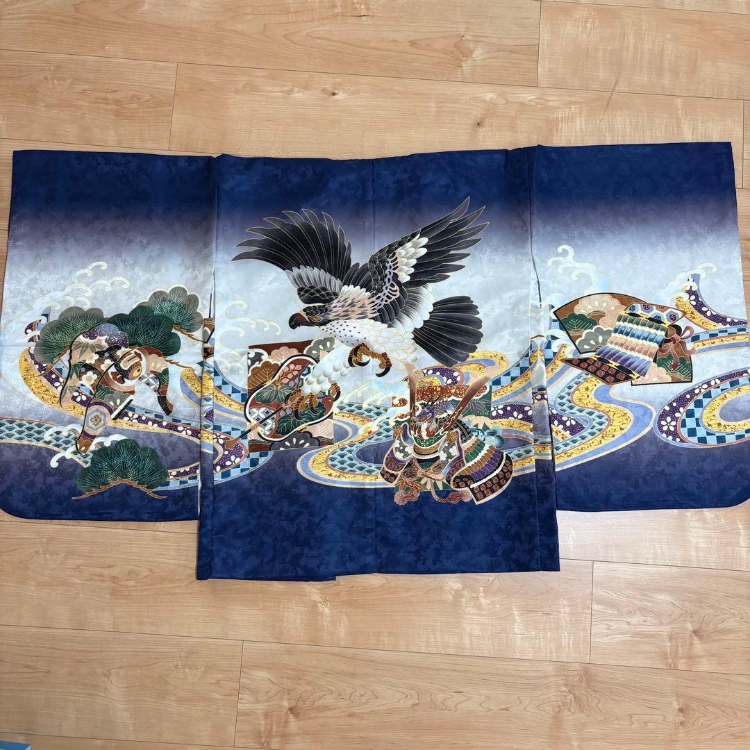 七五三 5歳 男の子 着物 羽織 袴 フルセット