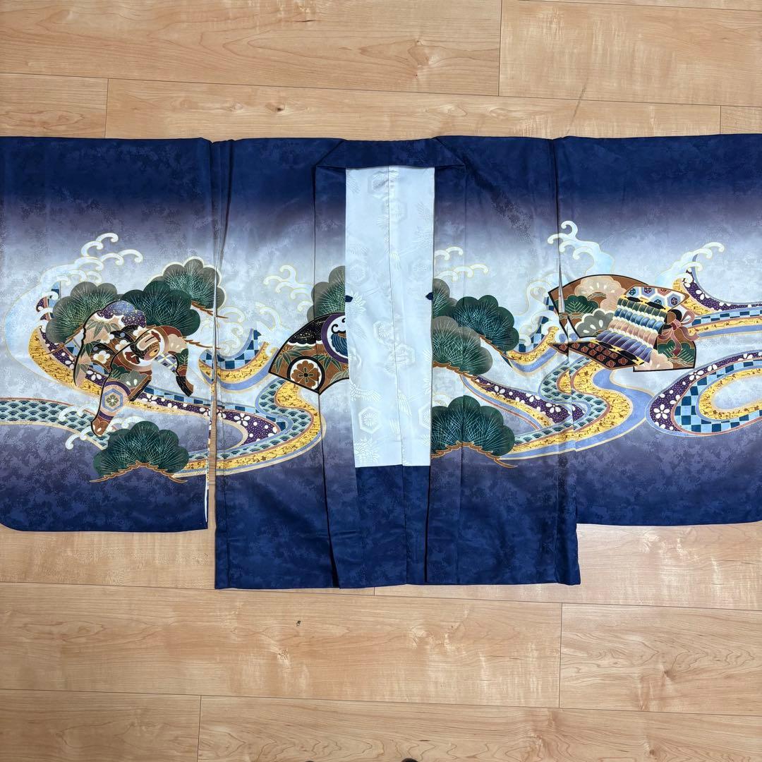 七五三 5歳 男の子 着物 羽織 袴 フルセット