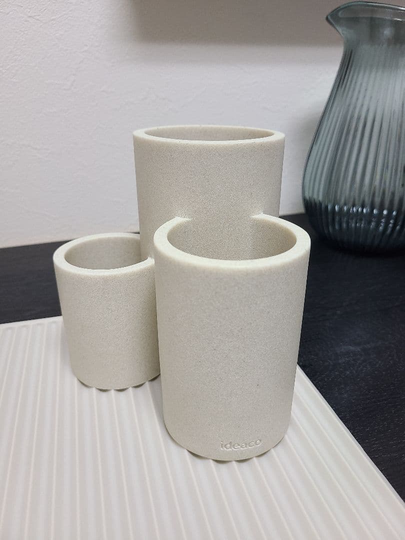 ideaco 3点セット 水切り 水切りラック マット