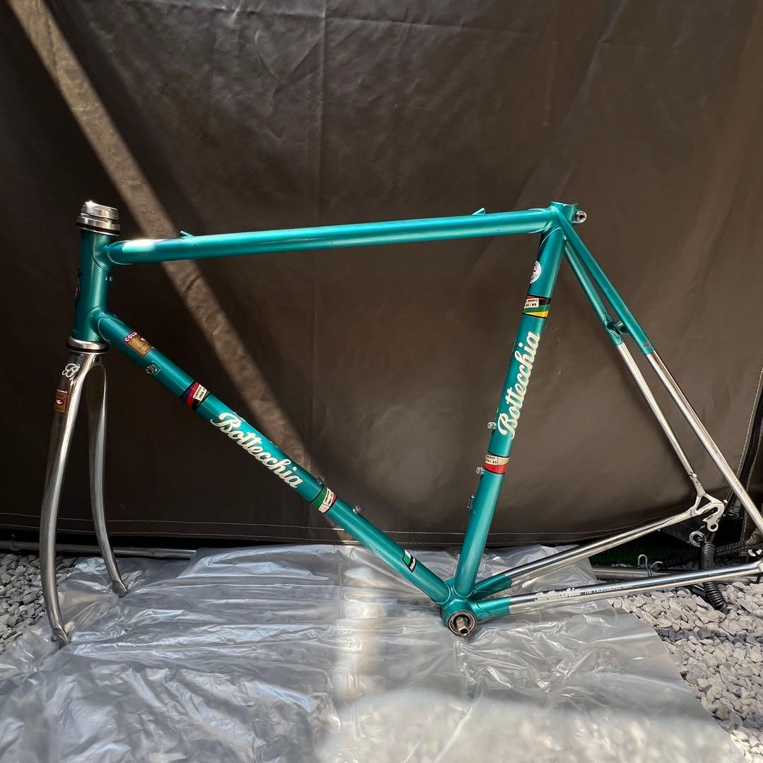 BOTTECCHIA ボッテキア　ビンテージロードバイク フレームセット　緑