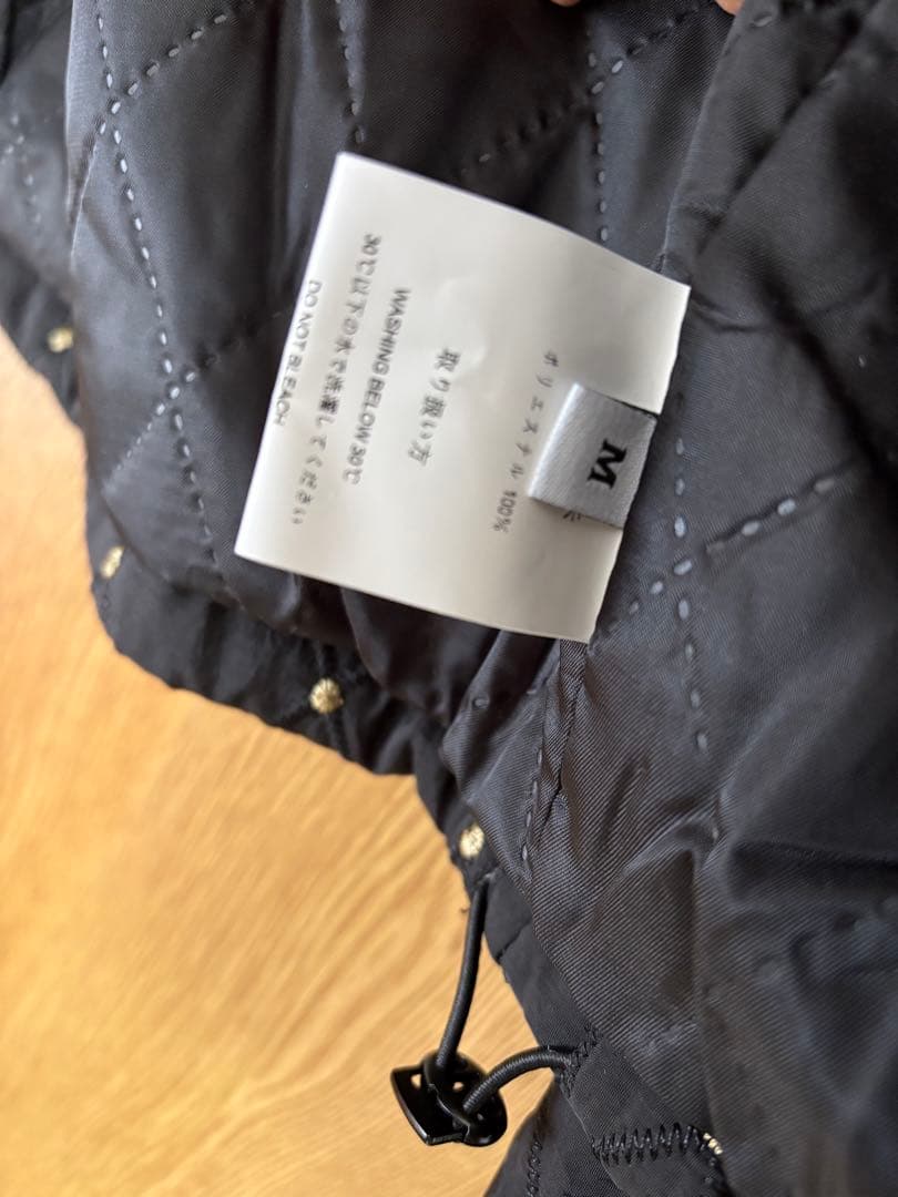 ラポミプチ LA POMME petit キルティング ジャケット ダウン M