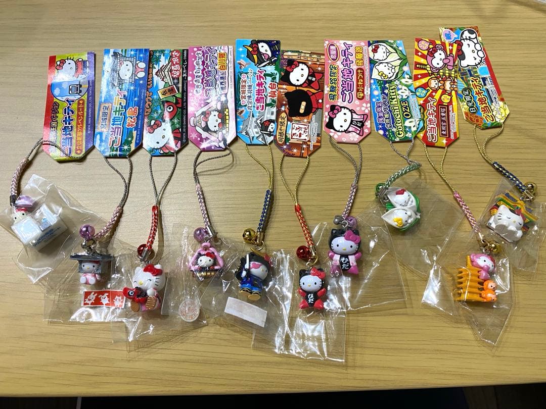 ご当地キティ　ストラップ　根付け　未使用　まとめ売り10点