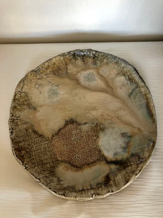 大皿　津軽烏城焼(津軽烏城焼)