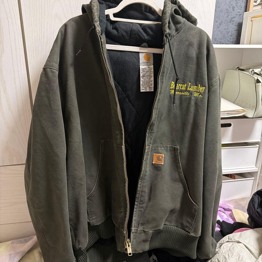 Carhartt フード付きジャケット ダークグリーン