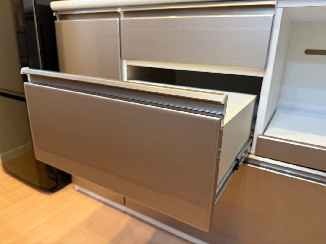 【美品】ニトリ 食器棚 キッチンカウンター 120cm