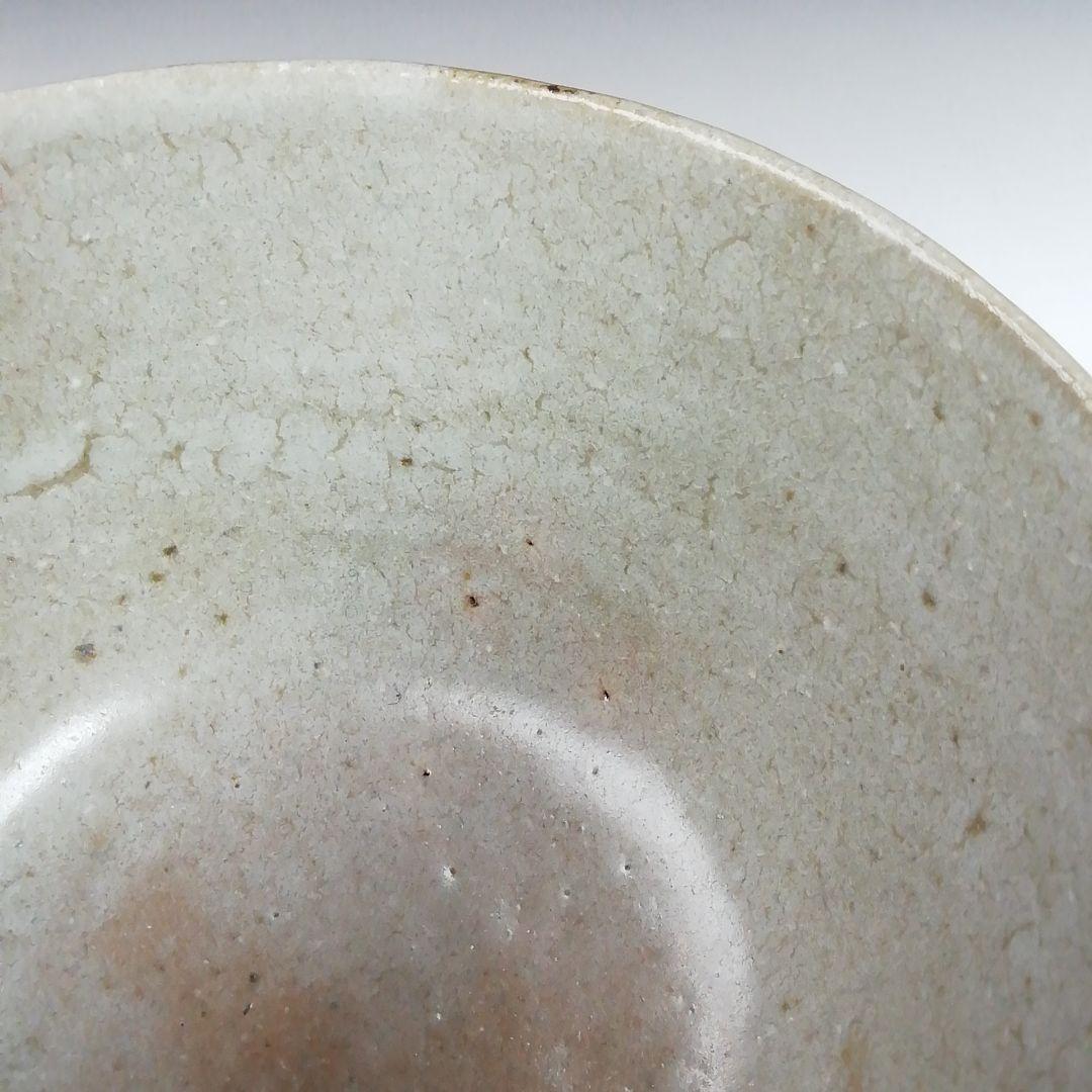 Ｔ８２６　茶碗　『灰釉　老松』『杣山契月 造』　共箱　抹茶碗　茶道具