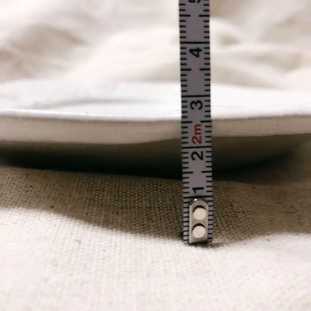 よしざわ窯　白い西洋スープ鉢 ホワイト　リース皿　マーガレットと蝶々