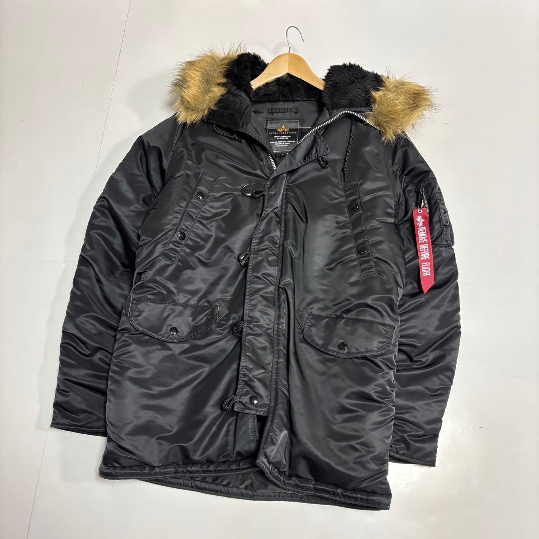 ぷっ〜ぞう ALPHA アルファ　黒・ブラック　N3B　ミリタリー　フライ