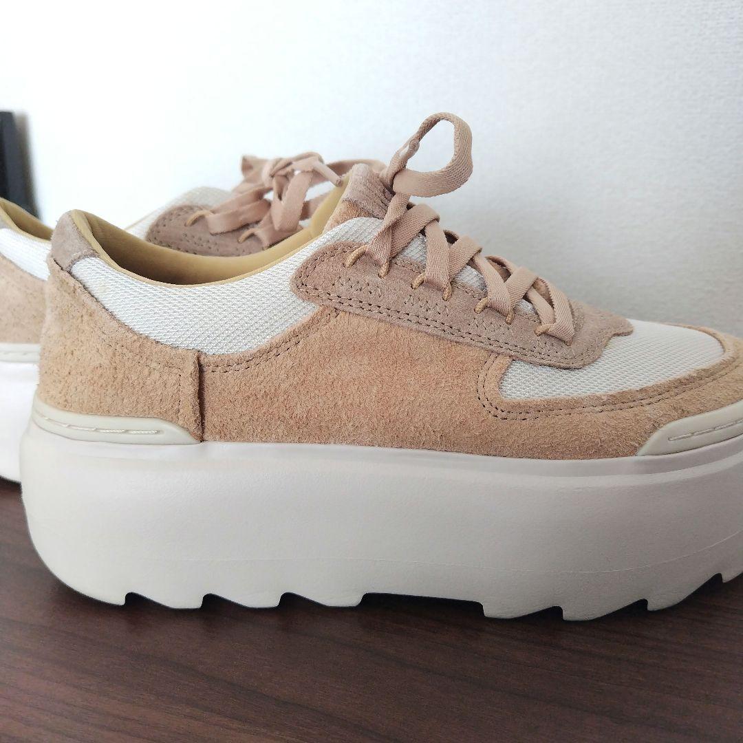 ♛美品♛2度着用 UGG マリンメガレース♛ 25㎝ お値下げ！！厚底スニーカー