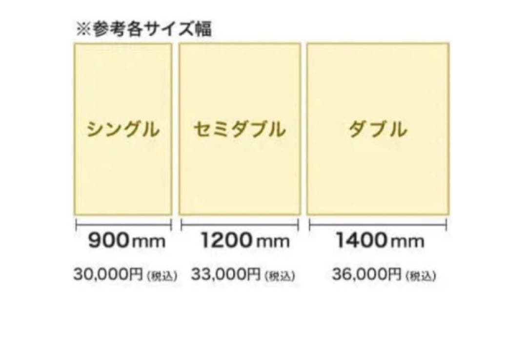 数回使用　プレミアケア 布団タイプ敷きマット　セミダブル