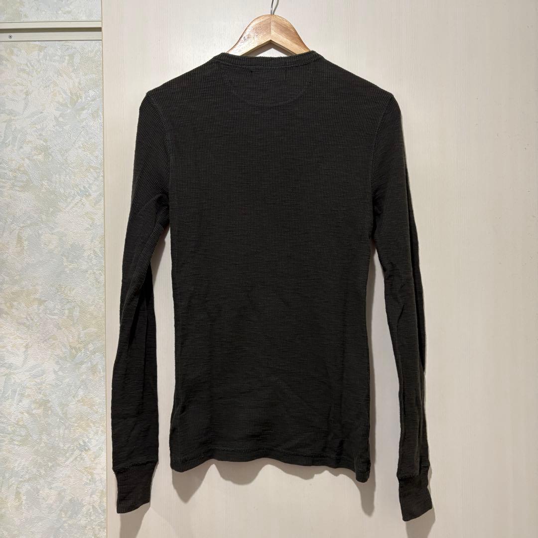 RRL ヘンリーネック サーマル ロンT ワッフル