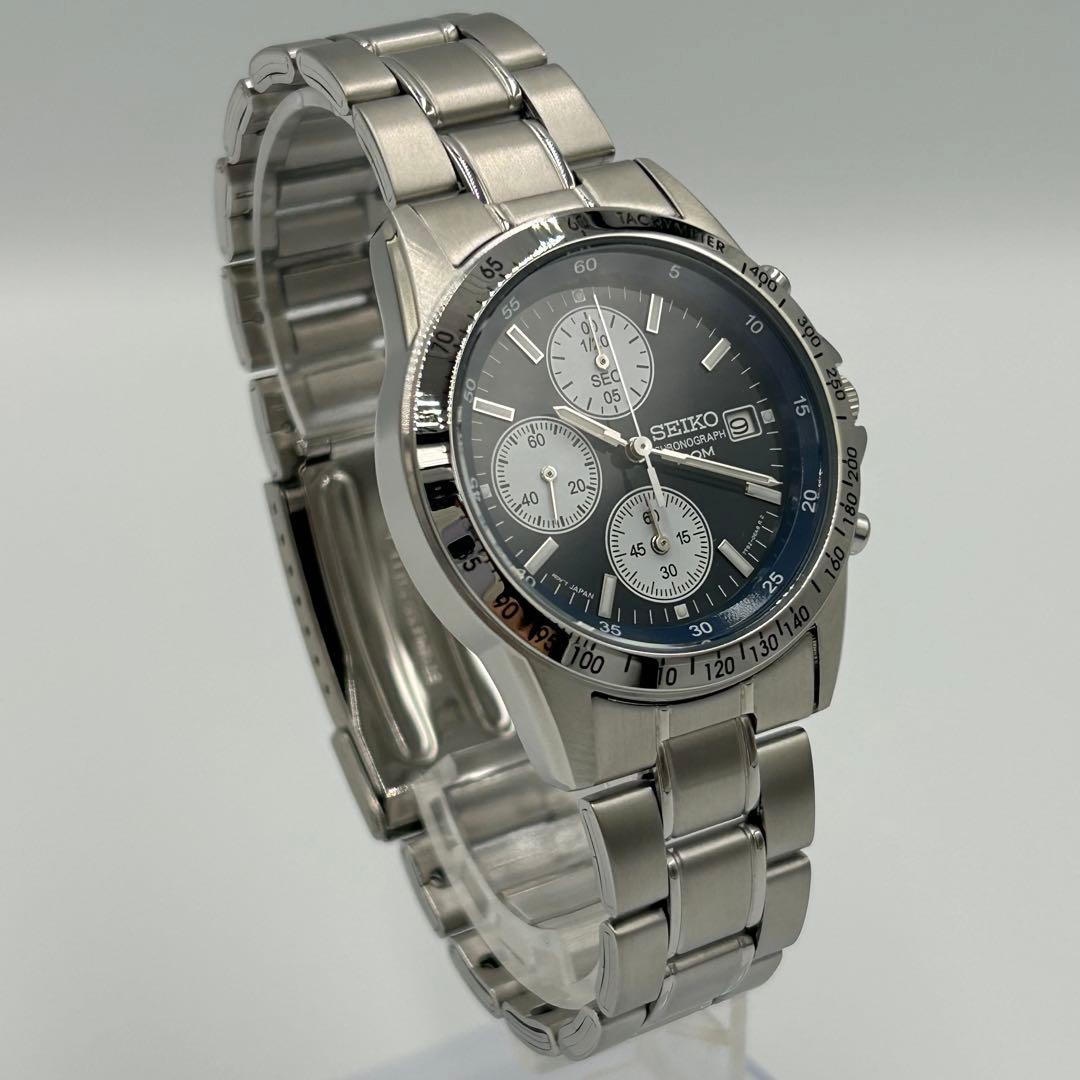 ✨極美品✨SEIKO セイコー ソーラー 7T92-0DW0 クロノグラフ 紺