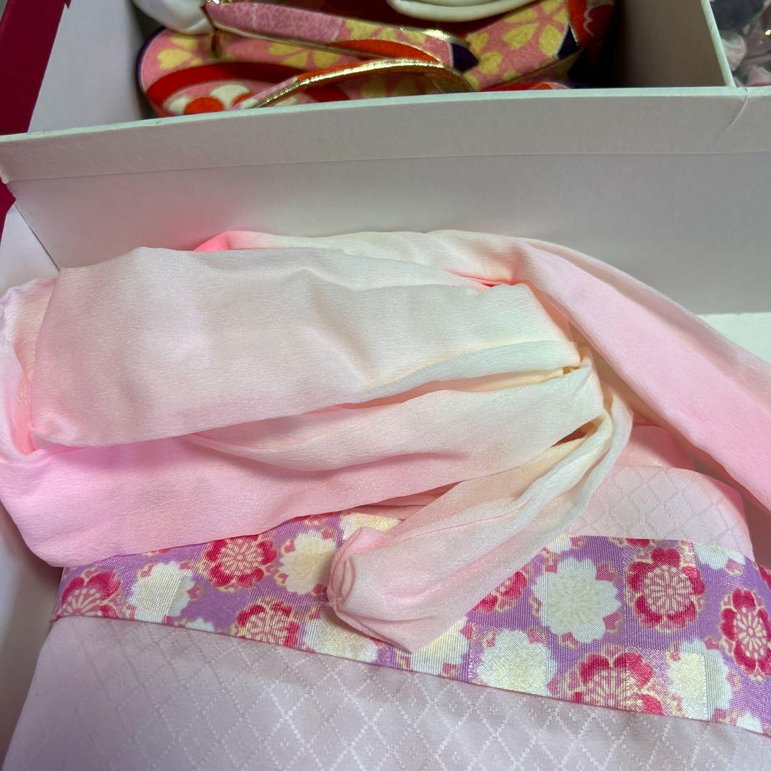 式部浪漫 3歳七五三 かわいい着物被布セット