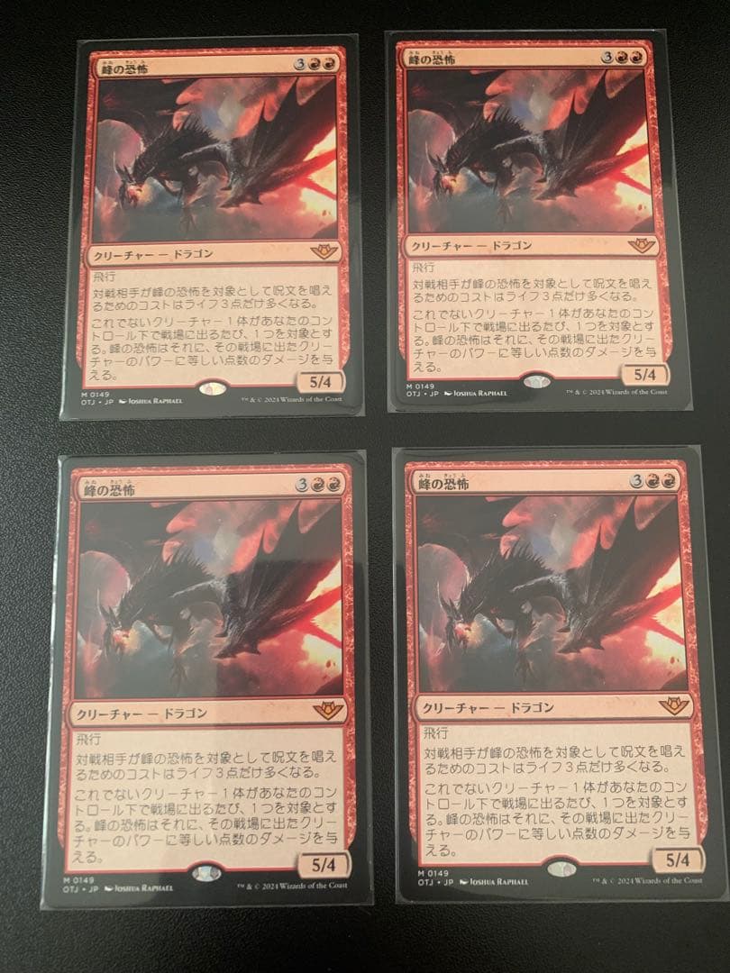 峰の恐怖　日本語版　4枚