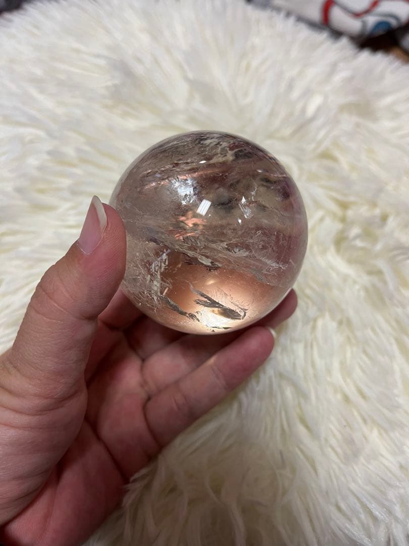 アイリス水晶スフィア　天然石