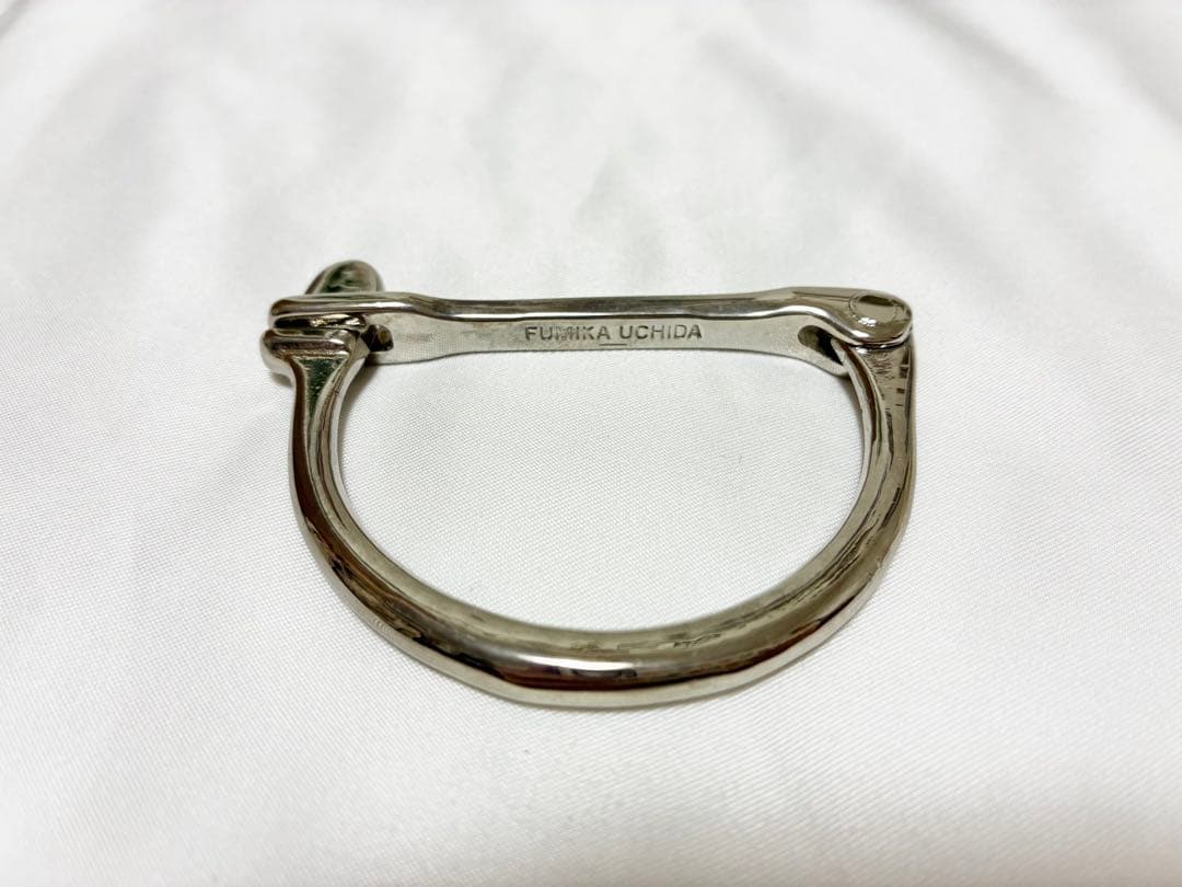 フミカウチダ FUMIKA_UCHIDA D snap バングル シルバー