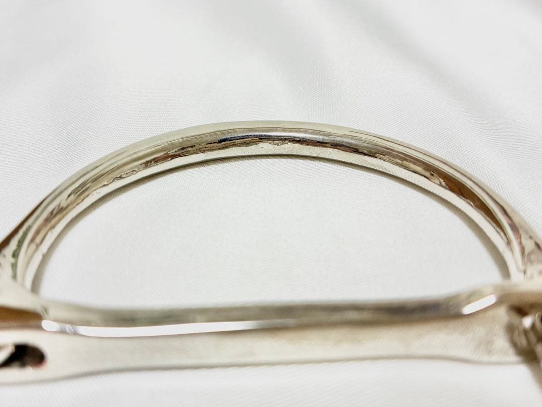 フミカウチダ FUMIKA_UCHIDA D snap バングル シルバー