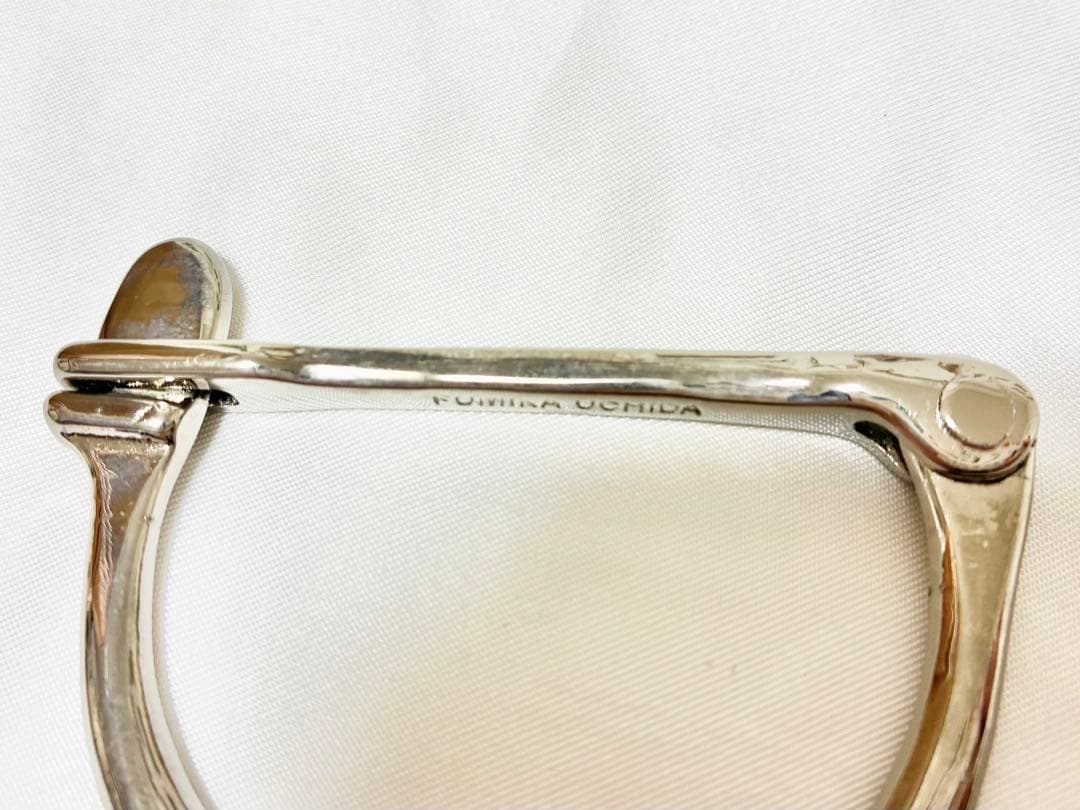 フミカウチダ FUMIKA_UCHIDA D snap バングル シルバー