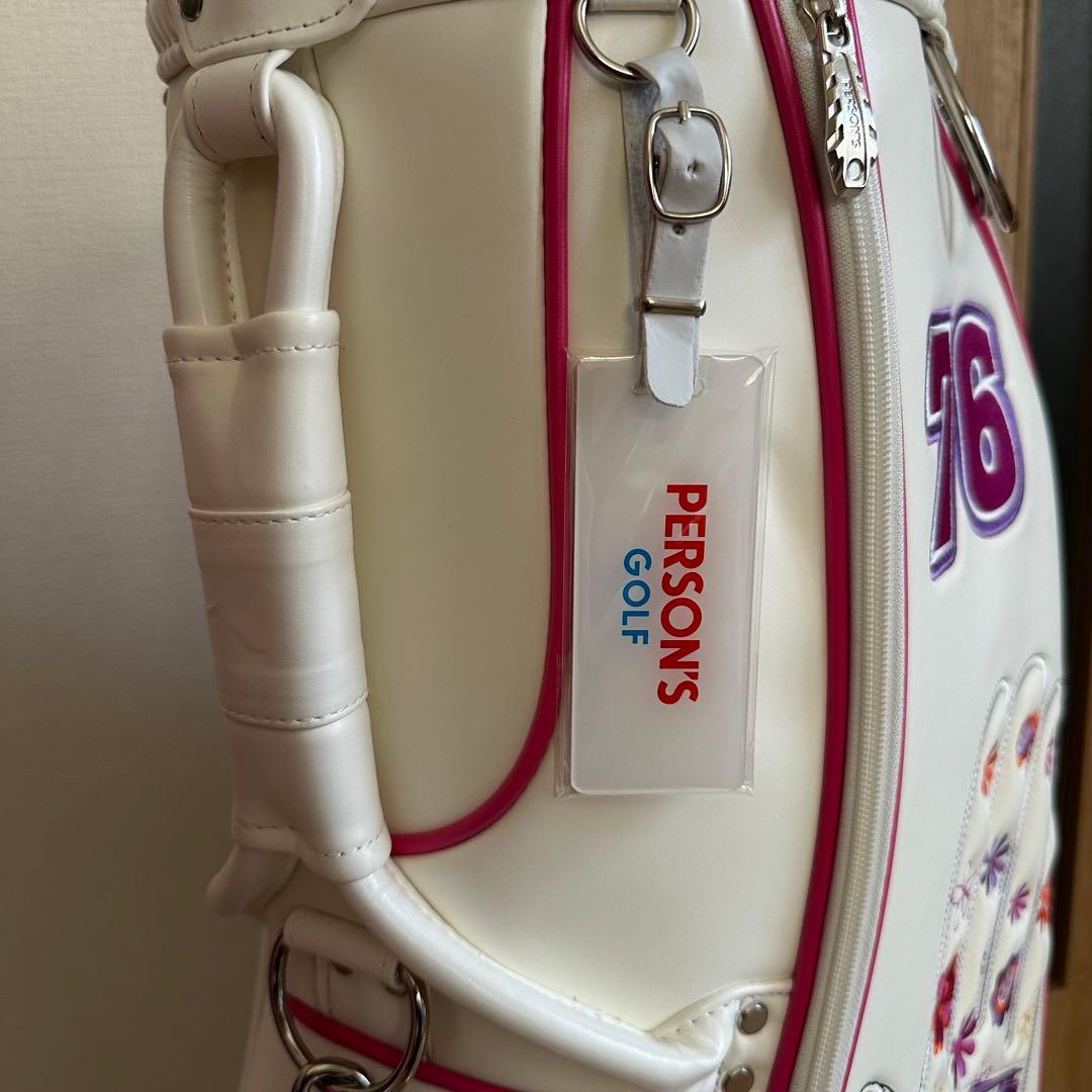 未使用 PERSON'S GOLF PCB7601グローブ柄 キャディバッグ