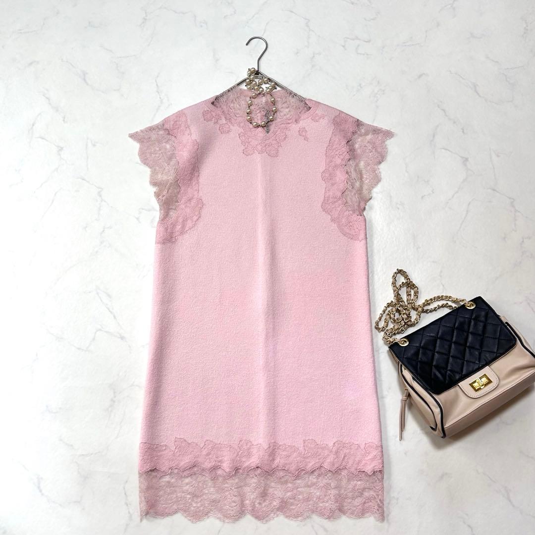 極美品ERMANNO SCERVINOエルマンノシェルヴィーノワンピース レース