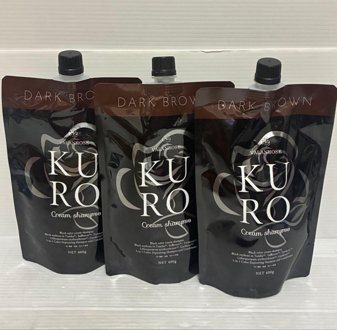 バランローズ　KURO クリームシャンプー　DARK BROWN