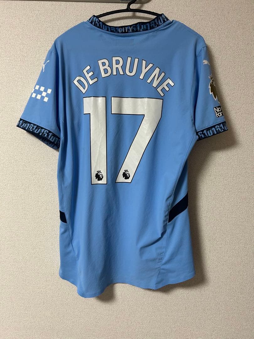 マンチェスター・シティ DE BRUYNE デブライネ17番 オーセンティック