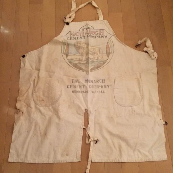 お値下げ。アンティーク エプロン