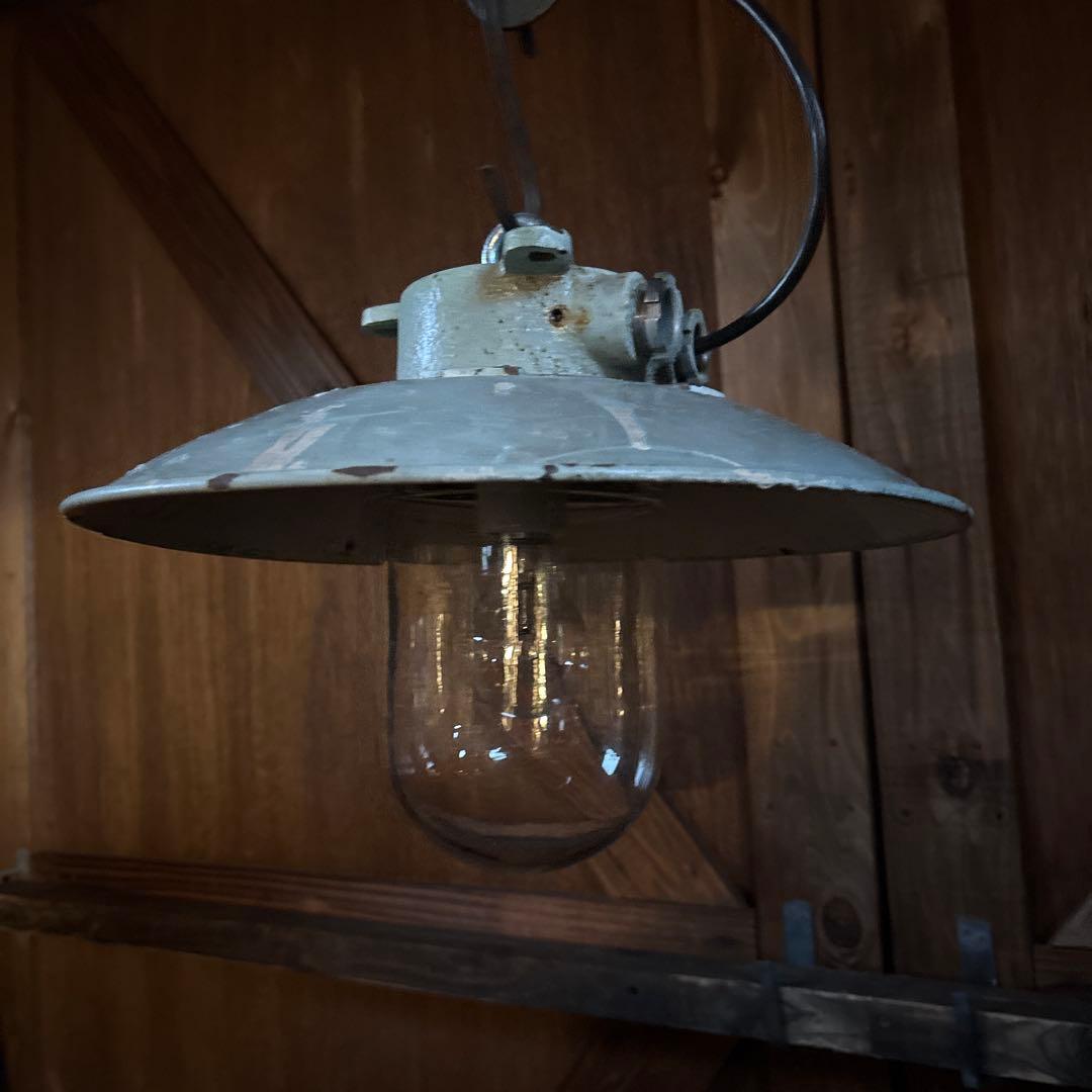 インダストリアル　ビンテージ　ランプ　1123