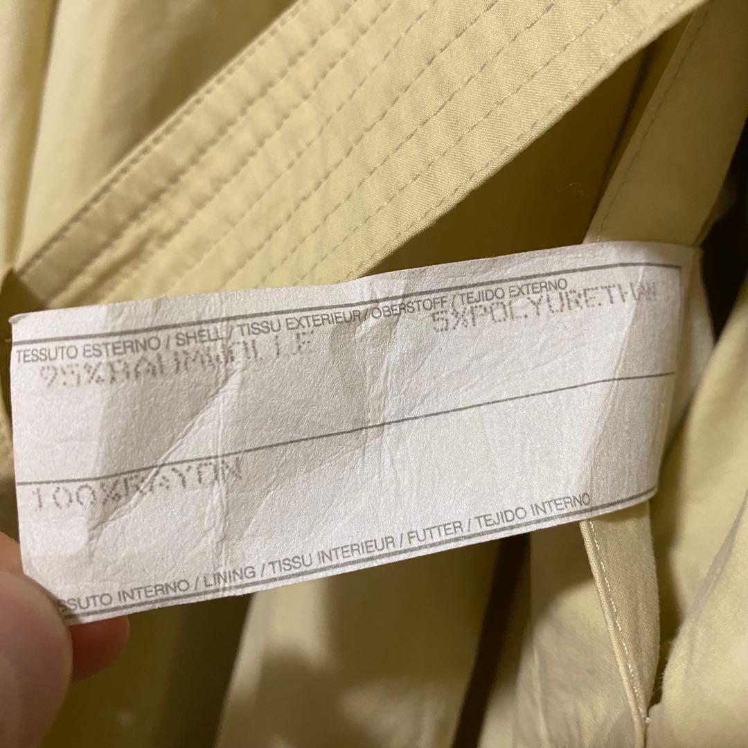 イタリア製 80s～90s Giorgio Armani 白タグ トレンチコート
